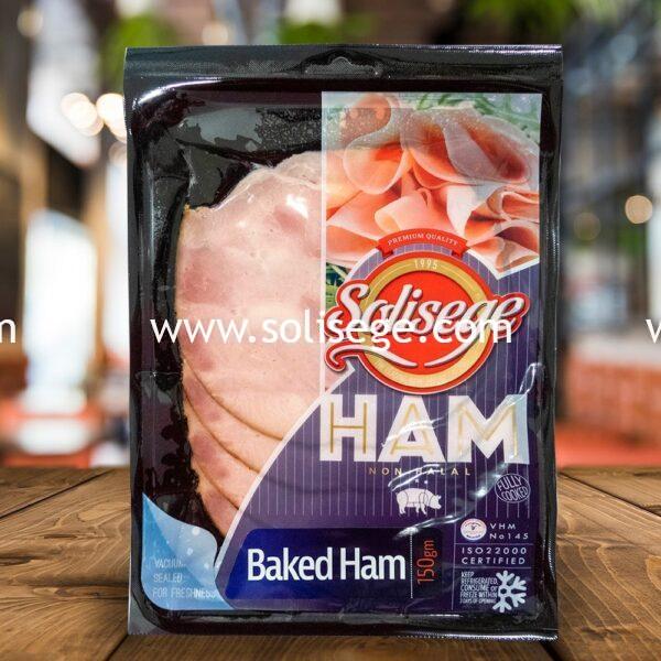 Solisege Baked Ham 150g Packaging Front View