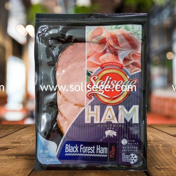 Solisege Black Forest Ham 150g packaging front view.