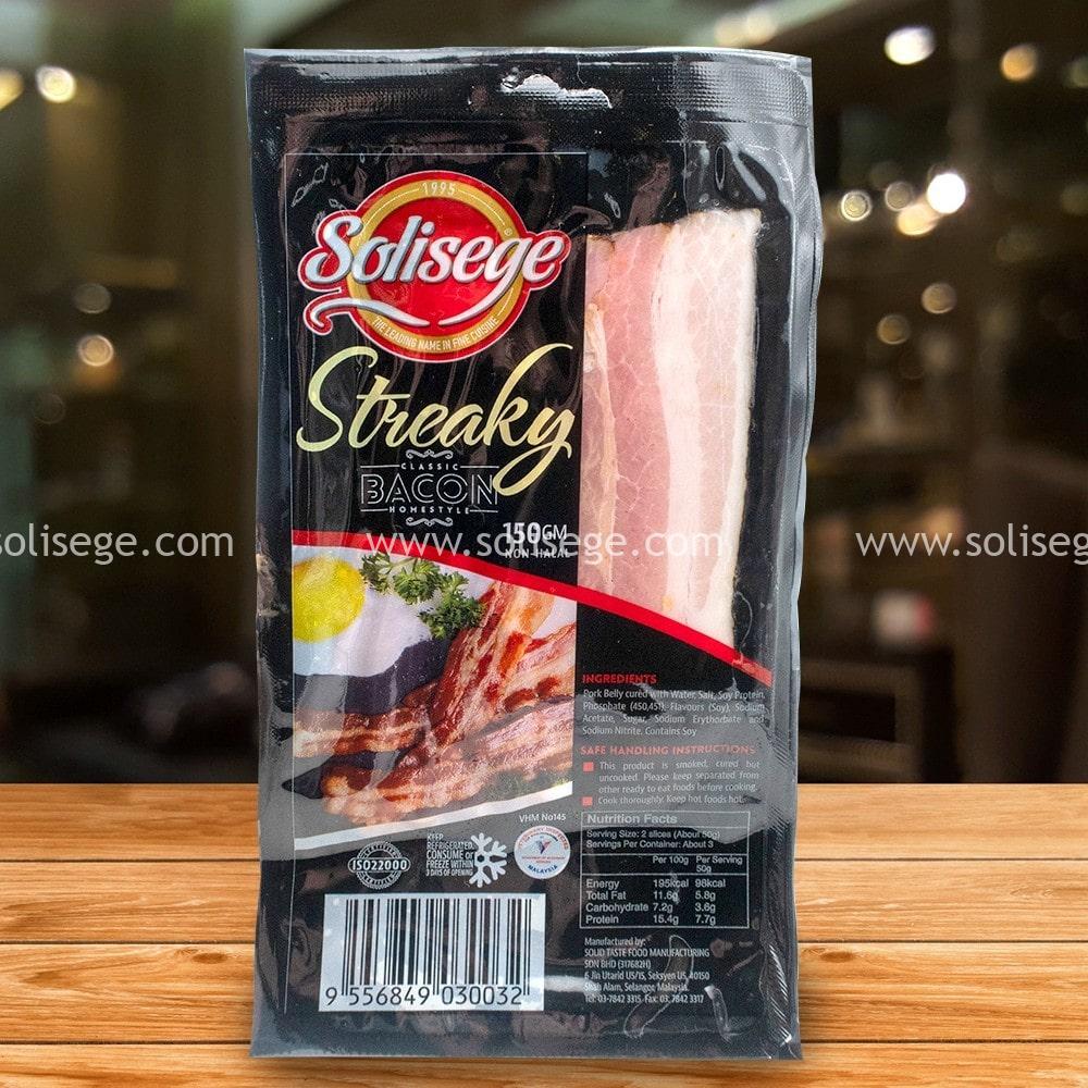 Premium Streaky Bacon 150gm