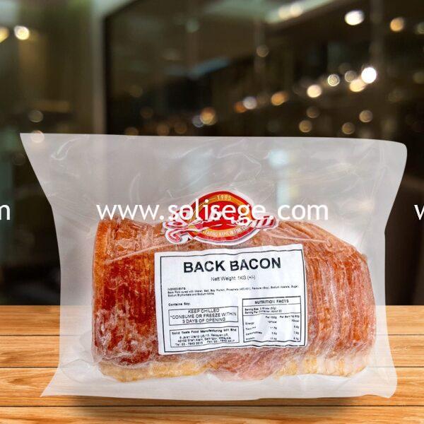 Solisege Smoked Back Bacon 1kg