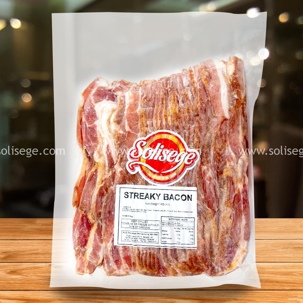 Solisege Premium Streaky Bacon 1KG