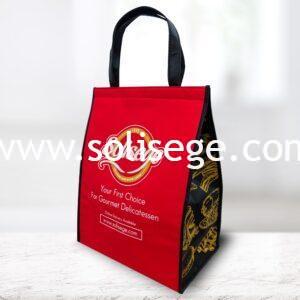 Solisege Special insulating cooler bag with a large capacity to keep sausages, bacon, and ham cold during transport.