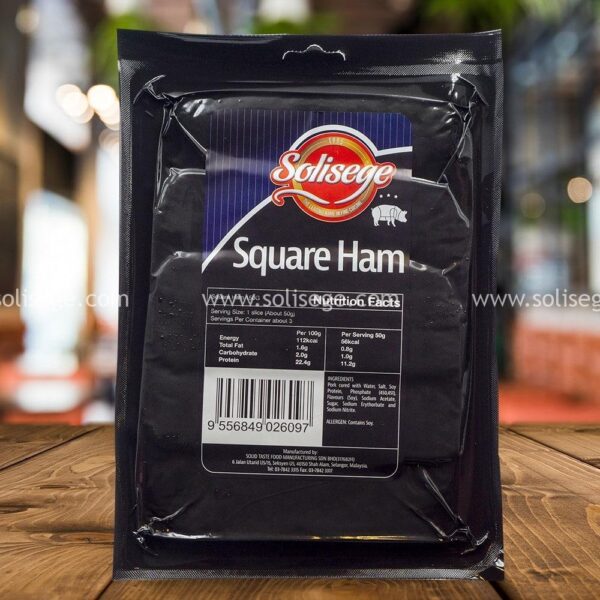 Square Ham Red Square Ham 150gm – Solisege