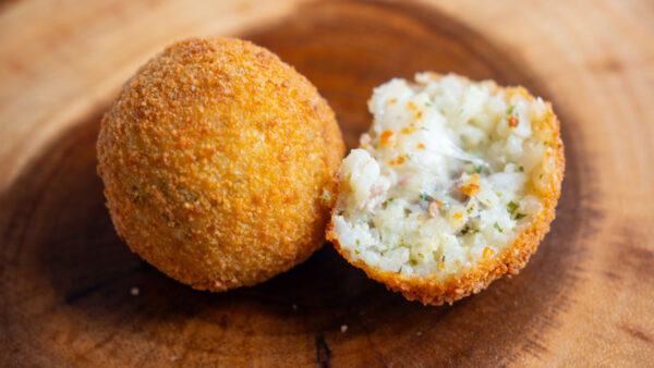 Savor Arancini: Creamy Cheese Rice Balls